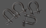 CE Certified Japan Type Dee Bow Shackle For Heavy Duty Lifting Rigging Operations