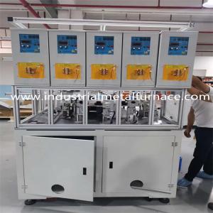 Quality 20KHZ Silver Tilting Crucible Induction Industrial Metal Melting Furnace 15 To 160 KW wholesale