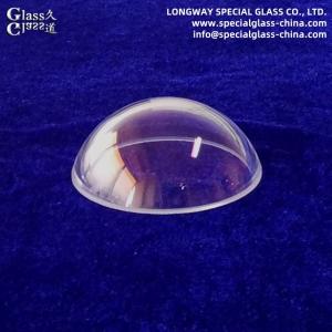 Quality Anti-reflective Coating Optical Hemispherical Glass Dome for CCTV Photography wholesale