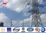 Customized Tapered Tubular Steel Electric Power Pole Structures , ISO9001