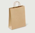 environment kraft paper shopping bags