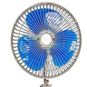 Quality 12v / 24v Car Cooling Fan 8 Inch Oscillating Fan With Full Safety Metal Guard wholesale