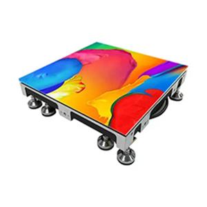 Quality Full Color Aluminum Cabinet Indoor Floor LED Screen Rental for Events Curved Design wholesale