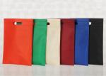 Die Cut Promotional Shopping Non Woven Fabric Carry Bags CMYK Printing