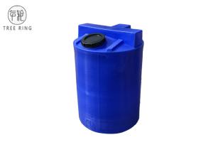 Quality 100 Gallon Poly Water Tanks Cylindrical Blue Emergency Indoor For Home wholesale