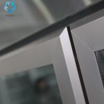 Glass Door Stainless Steel Freezers Double Temperature 220V