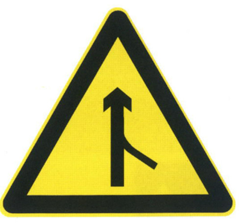 Roadway Use Board Right and Left Direction Diverted Traffic Sign Plate
