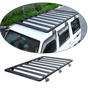 Quality Universal Flat Car Roof Racks for LC76 2160x1320x55mm High- Aluminium Alloy Roof Rail Rack wholesale