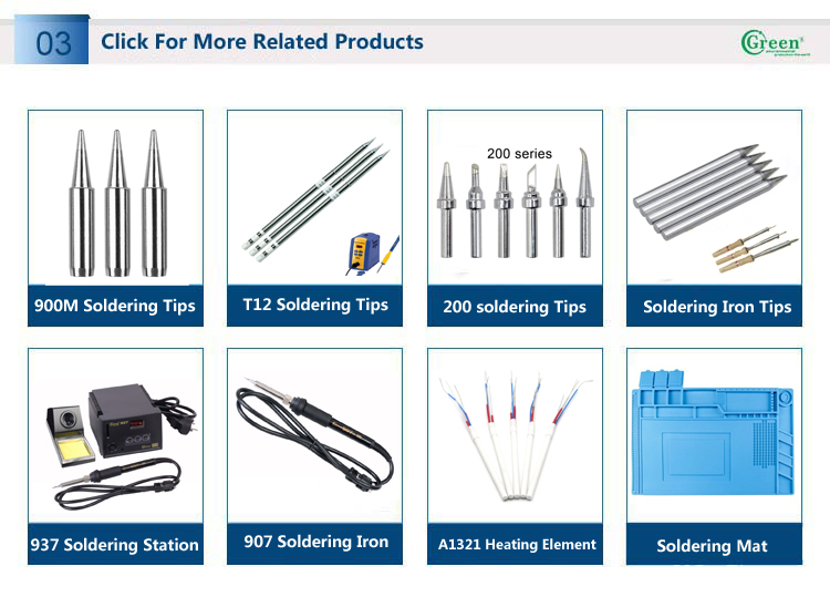 Silvery / Shiny Custom Soldering Iron Tips LT 4X 1.2mm Weller Solder Tip