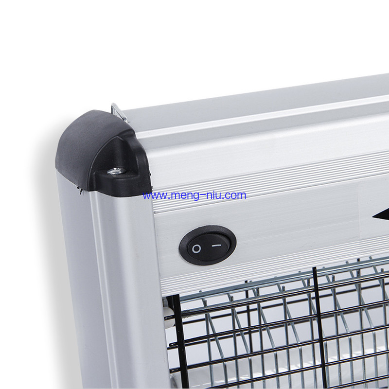 Indoor Pollution-free security Non-toxic anti mosquito lamp with Powerful 1900V Grid 40W Bulbs Alu. Frame
