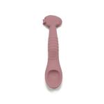 Hygienic Silicone LFGB Baby Self Feeding Spoon Lead Phthalate Free
