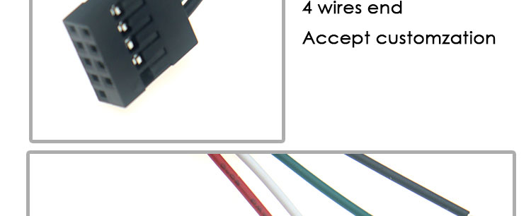 OEM 2.54mm Pitch 9 PIN Header Dupont Connector Wire Harness Cable