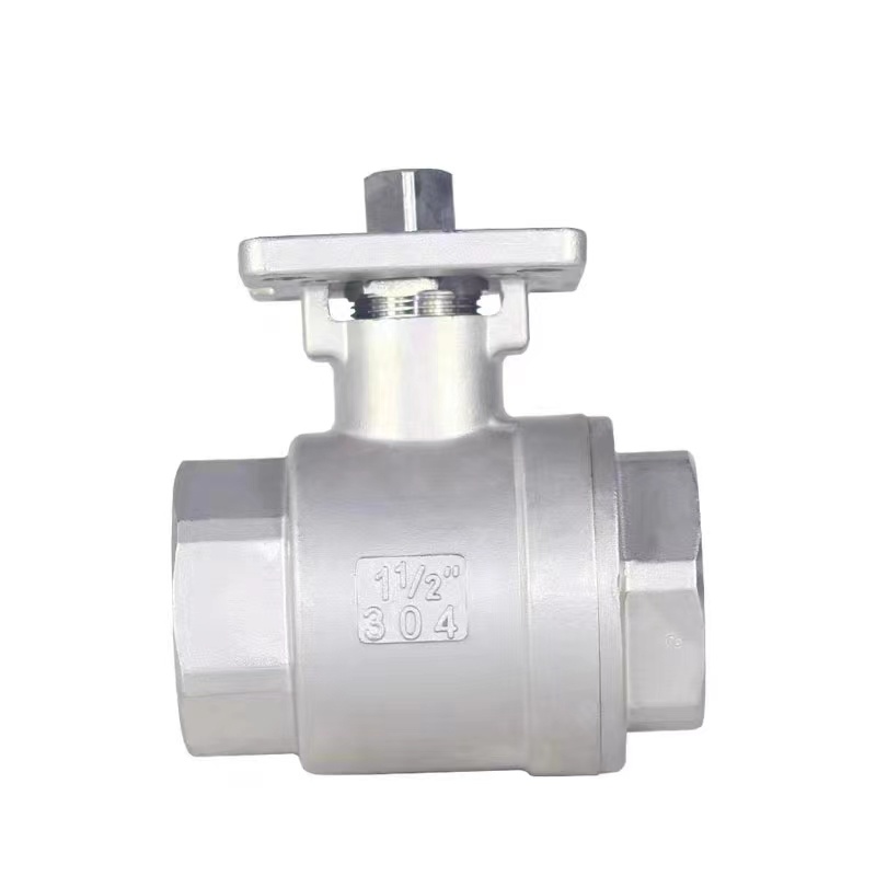 Factory Direct DN15 2PC Threaded Ball Valve with High Platform