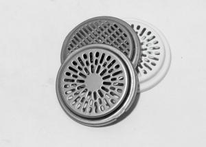 Quality Professional deep drawn metal pressings parts speaker grille with white coating wholesale