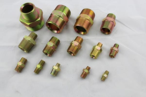 British 55 Degree Cone Union BSPT Male Hydraulic Connectors Fittings Zinc