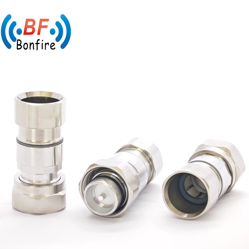 4.3-10 Male DC-4GHz Straight RF Adapter Connector for 1/2&quot; Feeder Cable Jumper