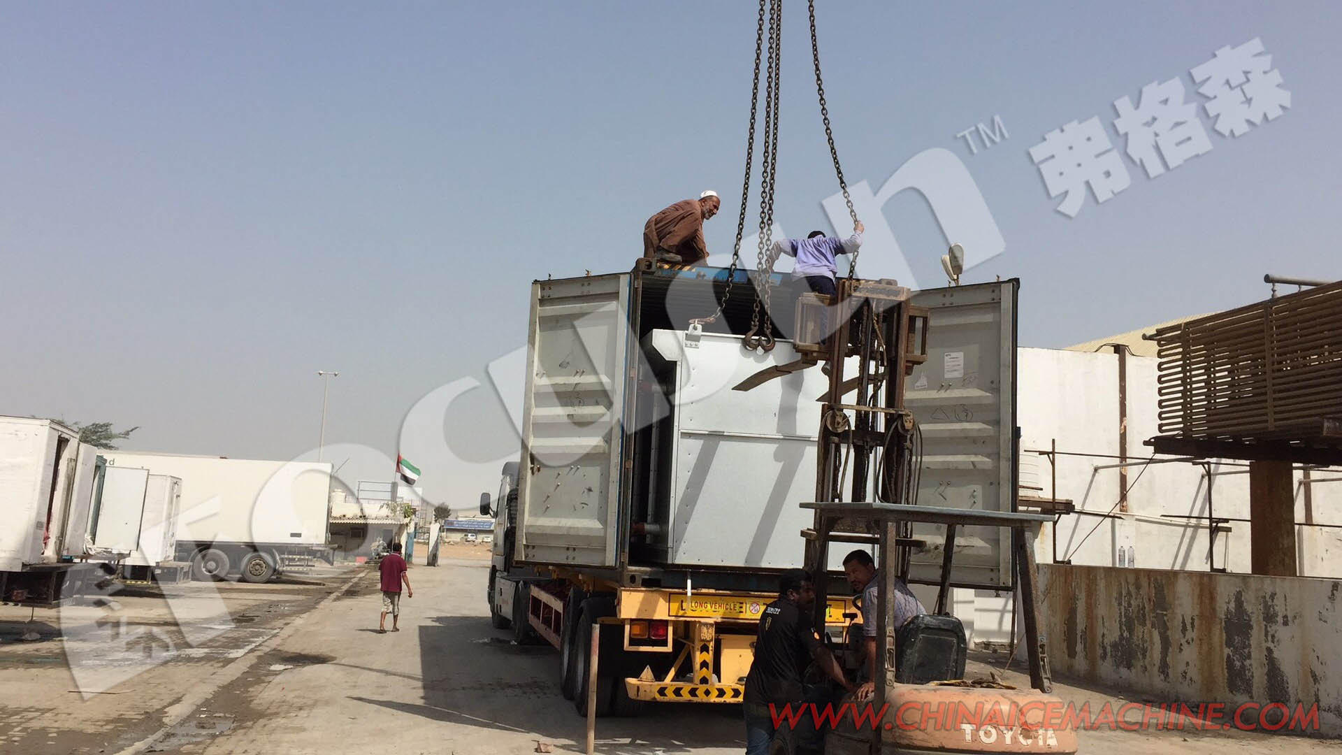Fully Automatic 10T Block Ice Machine for Fresh Food Fishery Medical and Garden Stuff