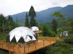 Luxurious Aluminum Frame Ball Glass Dome Tent Star Canopy 3 Meters