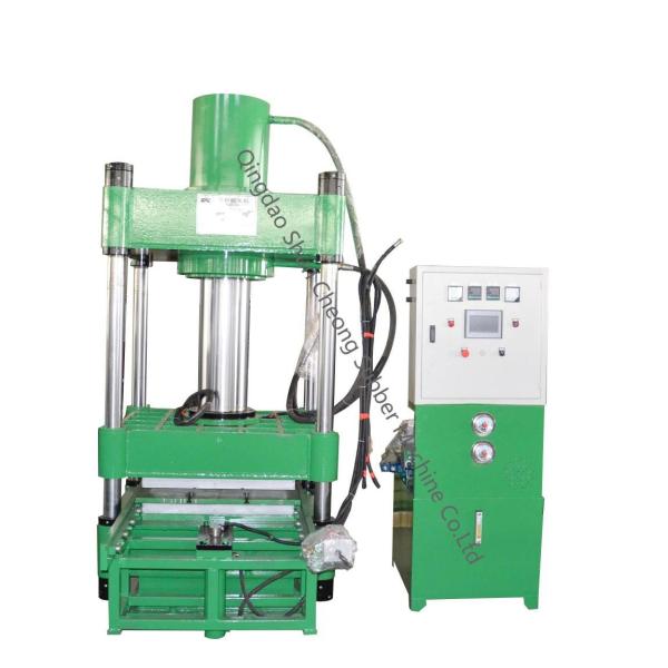 Automatic Hydraulic Rubber Powder Solid Vulcanizing Press / Wheelbarrow Tyre