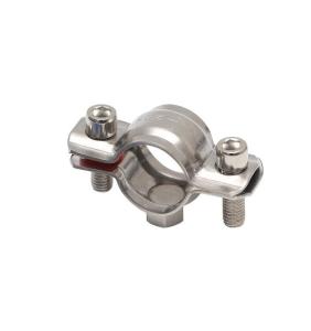 Quality ODM Customized Support Stainless Steel 304 Electro-Galvanized Steel Cushioned Clamp for Dongguan's Food Beverage Pipes wholesale