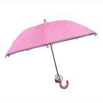 Compact Windproof Pongee Fabric Straight Umbrella Length 93.5cm