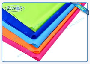Quality Orange Blue Red Flame Retardant Nonwovens PP Spunbond Furniture Non Woven Fabric wholesale