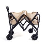 Steel Frame Folding Wagon Cart Compact Foldable Wagon For Camping Creative