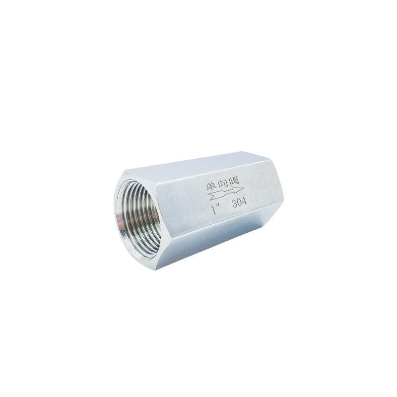 Stainless Steel 304 Double Femal Thread Check Valve