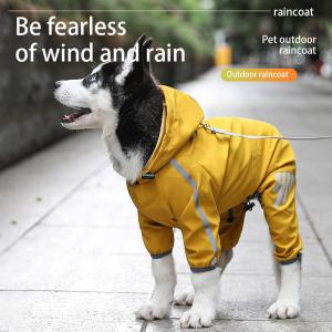 Quality Pet Rain Coat Travel Waterproof Reflective S-XXL wholesale