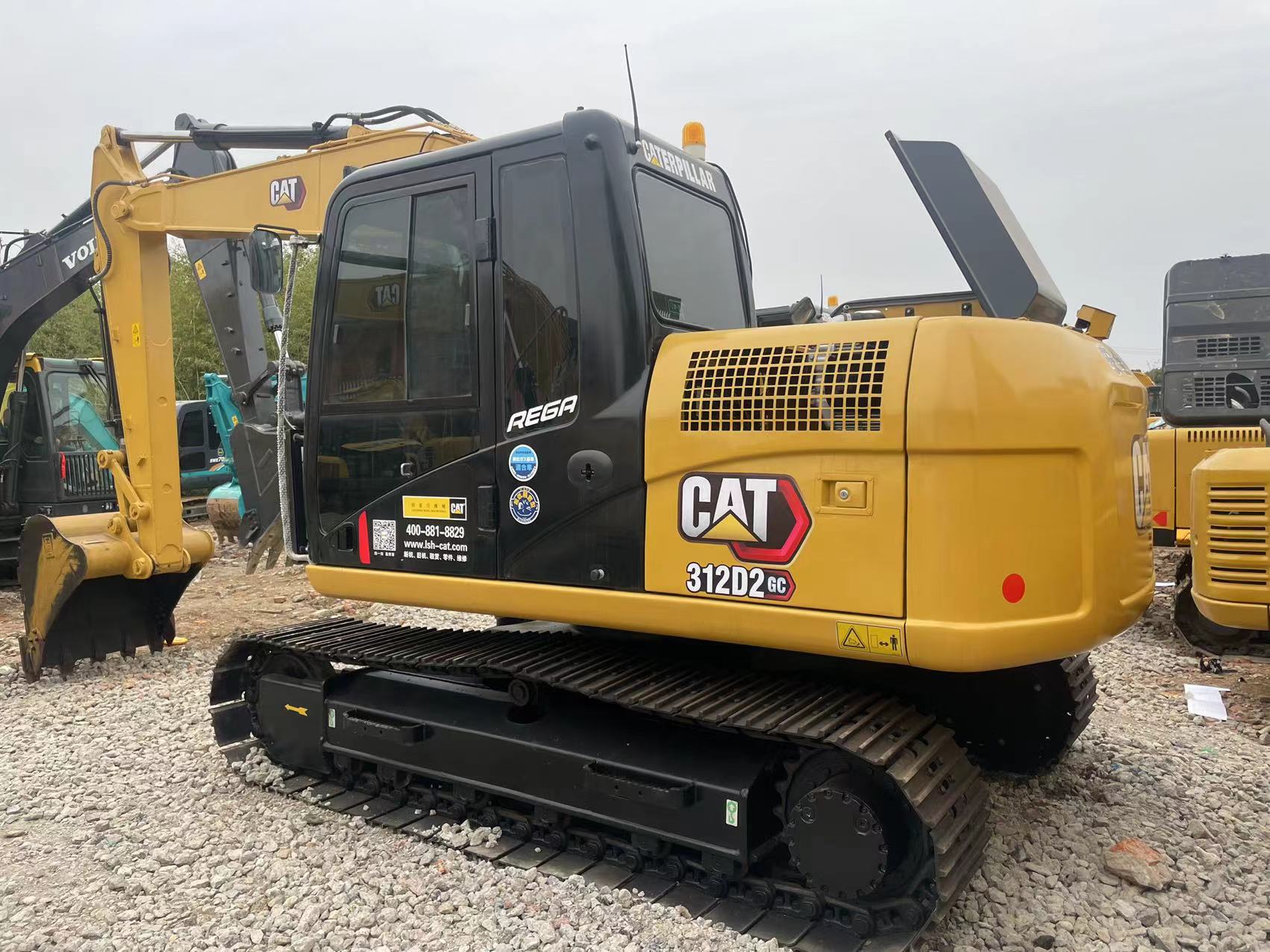 Caterpillar excav CAT 312D second hand digger used machinery 12ton machine excav used cat 312D