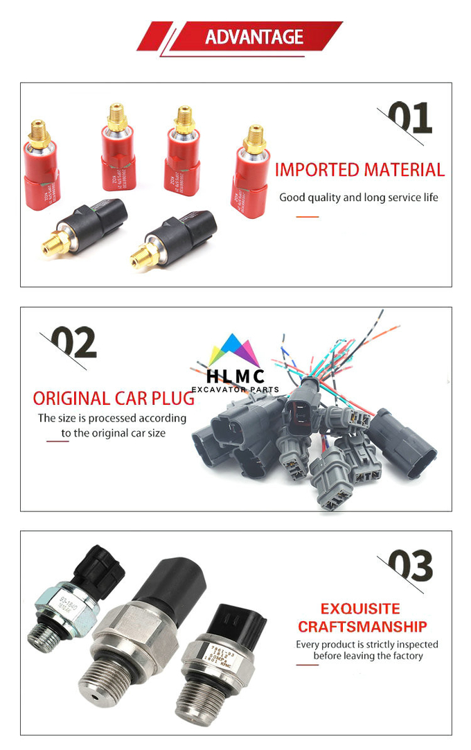 6744-81-4010 PC200-8 PC210 PC220 PC240-8 Oil Pressure Sensor Pressure Switch Komatsu