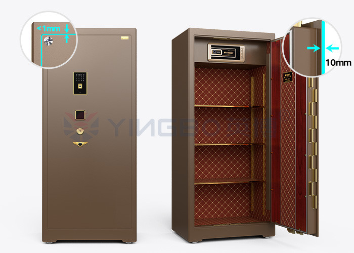 Dual Alarm Bank Commercial Safe Box Biometric Fingerprint Digital Steel Security Safe YB/ZY-150