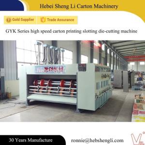 Quality 80-130 Pcs/Min High Speed Corrugated Box Die Cutting Machine 1 Year Warranty wholesale