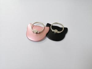 Quality Cat Shape Rose Gold Matte Black Mobile Phone Holder Ring wholesale