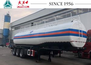 Quality 39000 Liters Fuel Tanker Trailer High Safety Factor For Carrying Fuel / Diesel wholesale