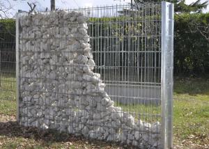 Quality PVC Coated Wire Fence Rock Walls Anti Corrosion Galfan Gabion Baskets wholesale