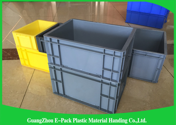 Customized Large Plastic Storage Containers , Warehouse Stackable Plastic Boxes