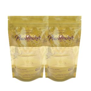 Quality Metalized Mylar Food Bags Biodegradable Gravure Printing With Clear Window wholesale