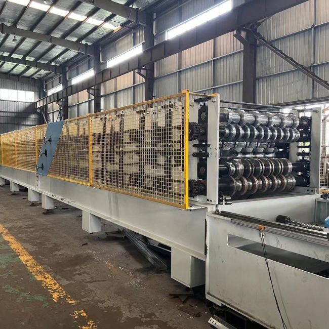 Decking Floor / Wall Panel Double Layer Roll Forming Machine For PPGL PPGI AL Tiles