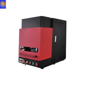 Quality Mini desktop 20W 30W 50W Enclosed cabinet fiber laser marking machine wholesale