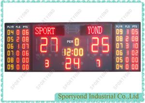 Quality 300cm X 95cm Basketball Electronic Scoreboard Individual Scores wholesale