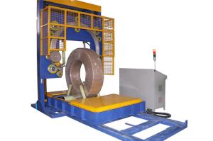 Quality Automatic Vehicle Tire Packing Machine Heavy Loading GD600 7.5KW With Trolley wholesale