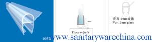 Quality Sealing Strips/waterproof strips/shower door seals/PVC Seal 005D wholesale