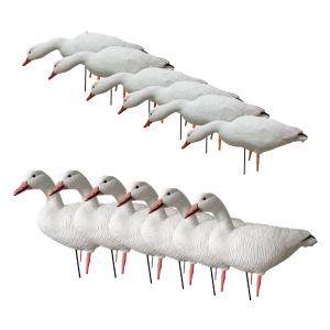 Quality 76x23x23cm EVA Foam Floating Snow Goose Decoys Full Body Customized For Hunting wholesale