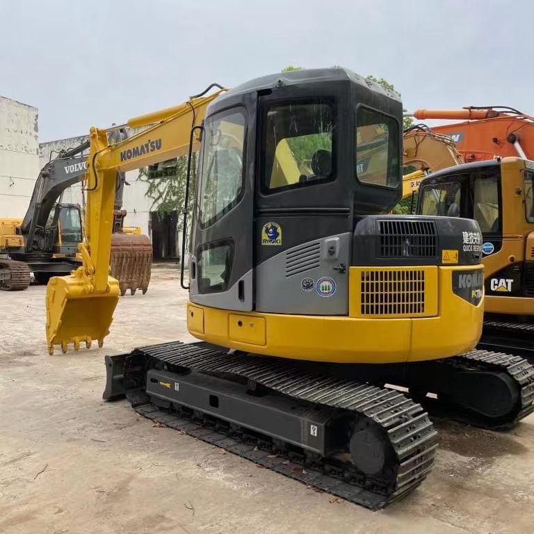 Second hand Komatsu pc78us mini excavator with low working hours and good condition