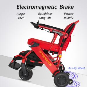 Quality Brushless Motor 6 Km/H ISO13485 39.68 Lb Outdoor Power Chair wholesale