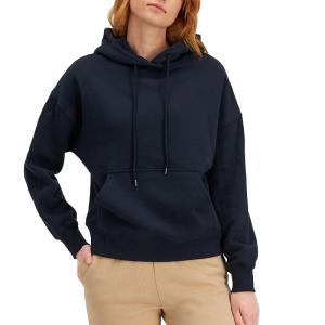 Quality Custom Logo High Quality Soft 100% Cotton Sport Women's Sweatshirt Hoodies Pullover wholesale