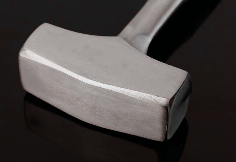 One Piece Stoning hammer(XL-0074) with polishing surface, conjoined steel handle and good price