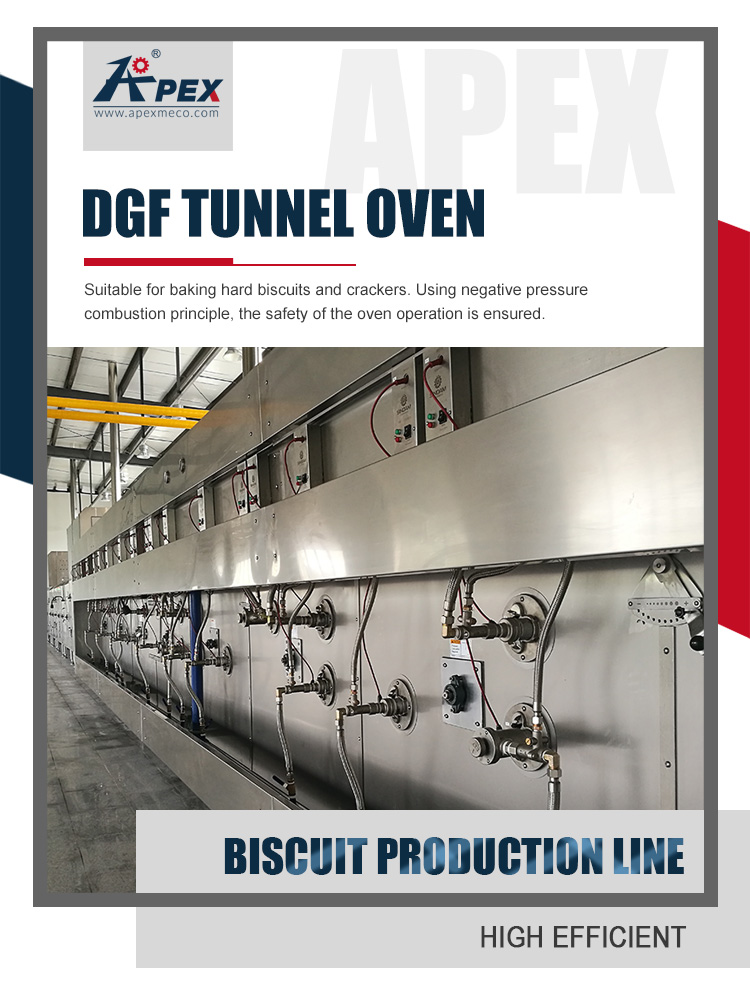 Different Temperature Zones Stainless Steel Industrial Tunnel Oven For Cookies