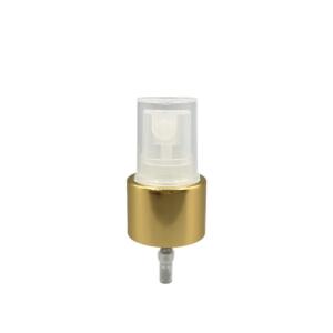 Quality Gold Fine Mist Pump Sprayer 20/410 Aluminum Closure 0.12ML 0.16ML wholesale